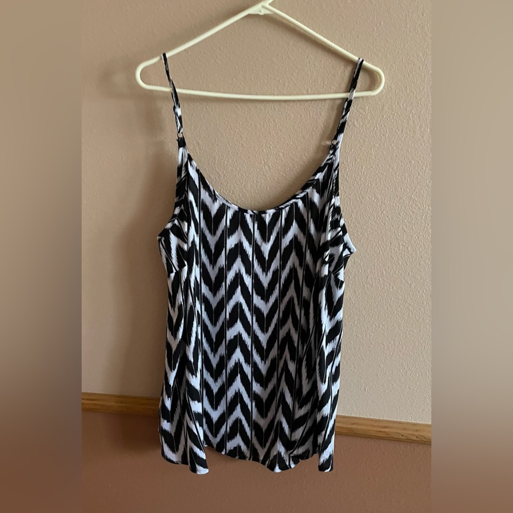 Apt. 9 Tribal Strappy Tank Top Blouse Plus Size